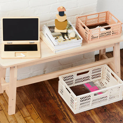 Caja Plegable Moderna - Mediana - Arcilla | 3 Sprouts