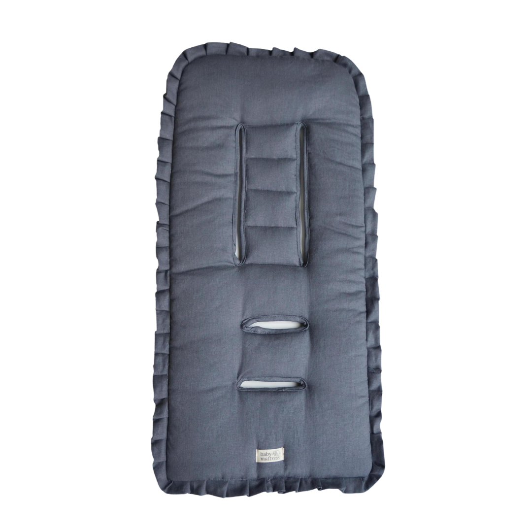 Protector Acolchado para Coche - Lino Gris Marengo | Baby Mattress