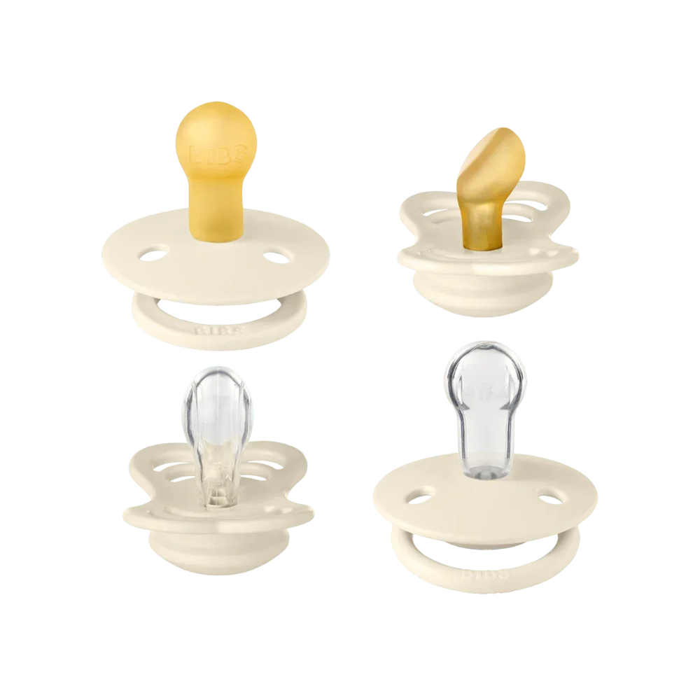 Set de Chupetes Colección Try-It - Ivory | BIBS