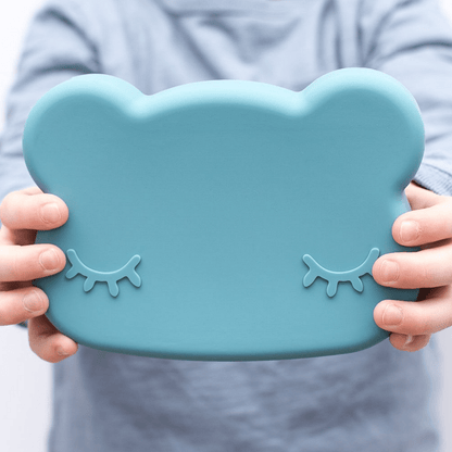 Caja para Snack Oso - Azul Oscuro | We Might Be Tiny