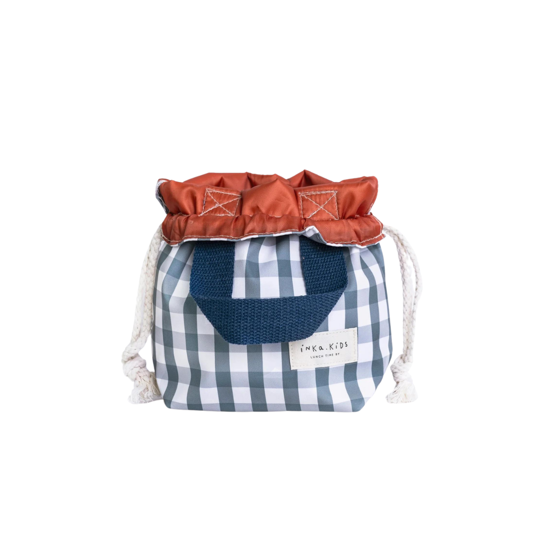 Snack Bag - Vichy Blue | Inka Kids
