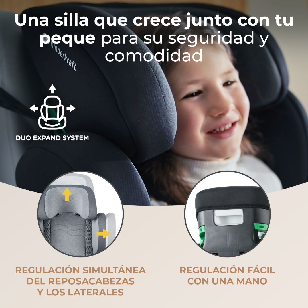 Silla de Auto Butaca Xpand 2 i-Size - Graphite Black | Kinderkraft