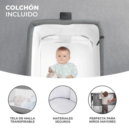 Cuna Colecho Neste Grow - Beige | Kinderkraft