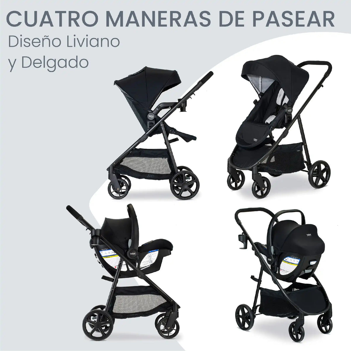 Coche Travel System Brook-Willow / Onyx Glacier | Britax