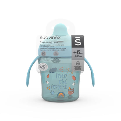 Sippy Cup with Handles and Silicone Spout - 200 ml - Blue 