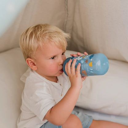 Botella con Bombilla 340ml - Azul | Suavinex