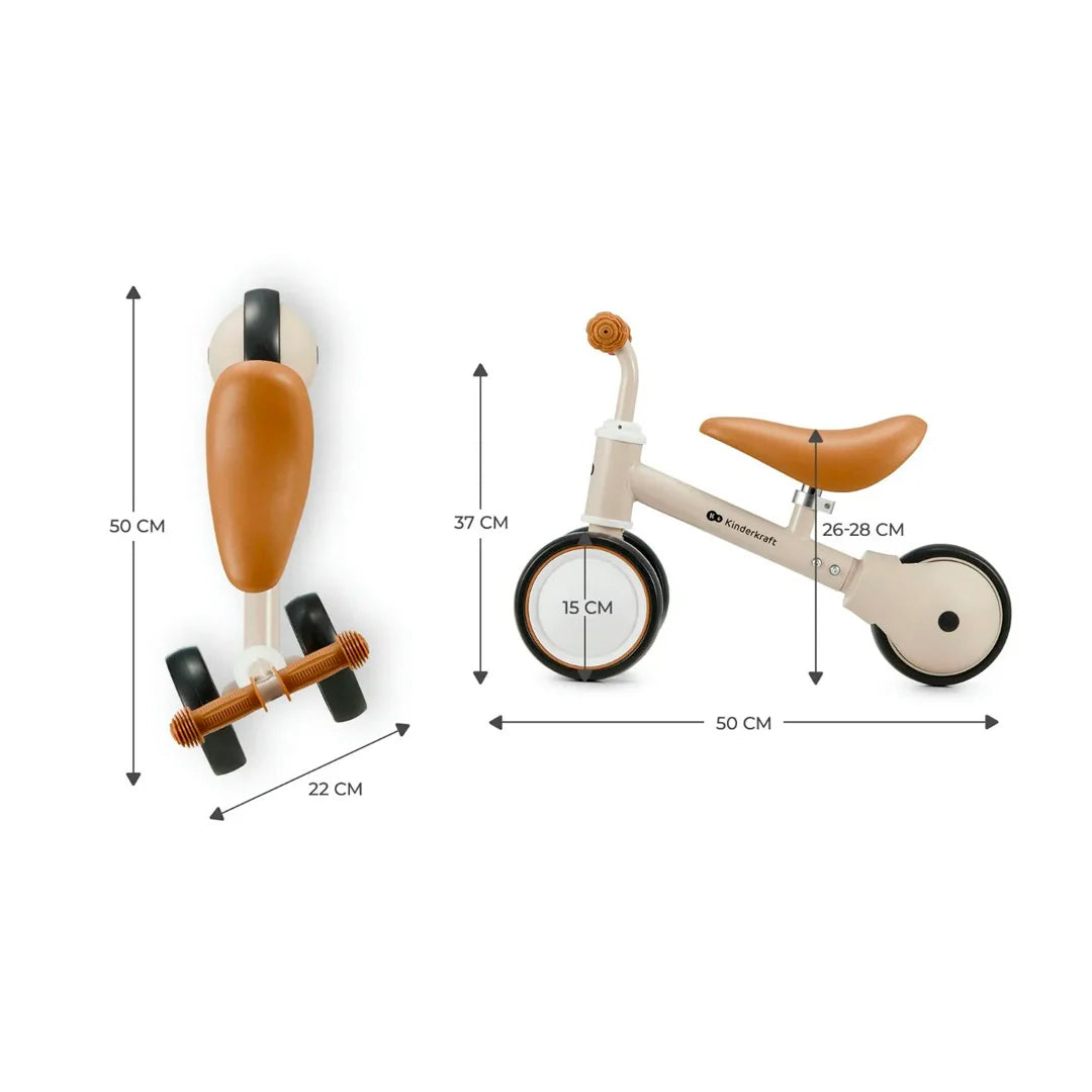 Triciclo Balance Cutie - Light Beige | Kinderkraft