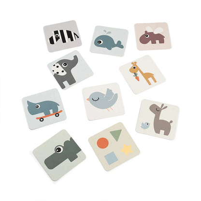 Set de 10 Tarjetas de Contraste para Bebés Deer Friends - Varios Colores