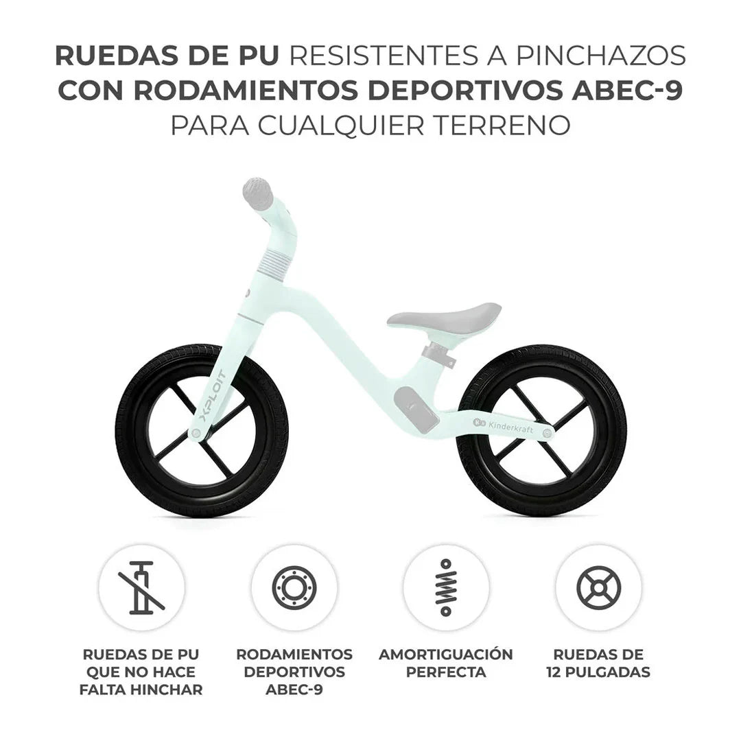 Bicicleta de Equilíbro Xploit - Turquoise | Kinderkraft