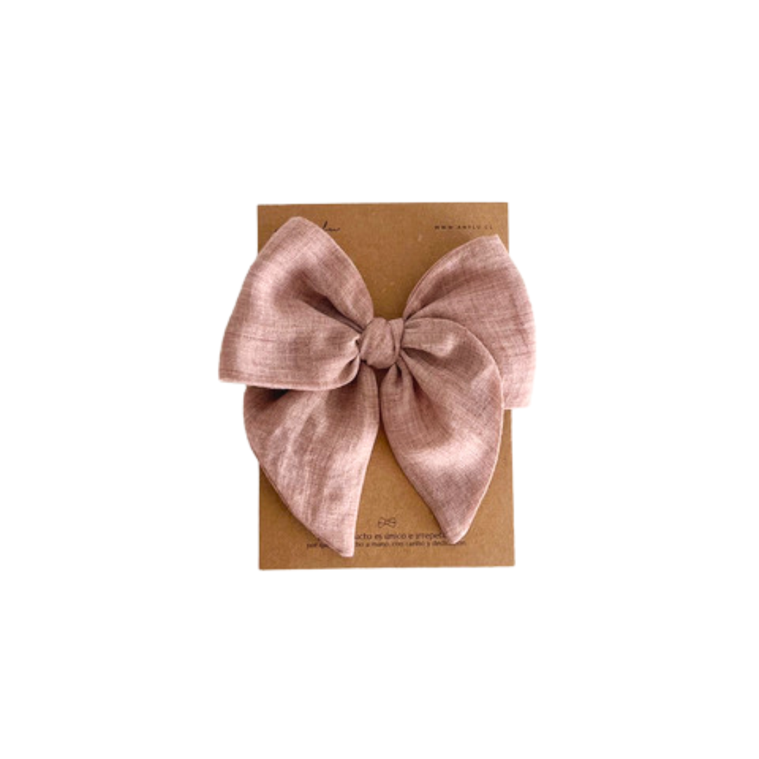 Sofy Large Bow - Old Pink