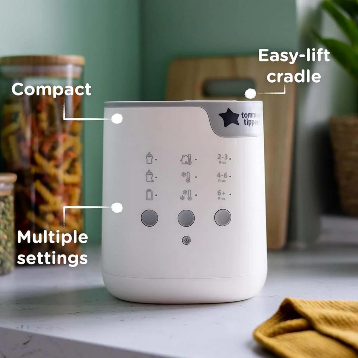 Calienta Mamaderas, Papillas y Bolsas de Leche Multi Warm | Tommee Tippee