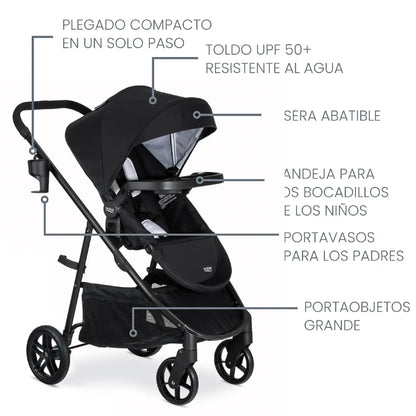 Coche Travel System Brook-Willow / Onyx Glacier | Britax