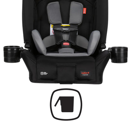 Silla de Auto Convertible Diono Radian® 3R - Edición Limitada - Tormenta Negra | Diono