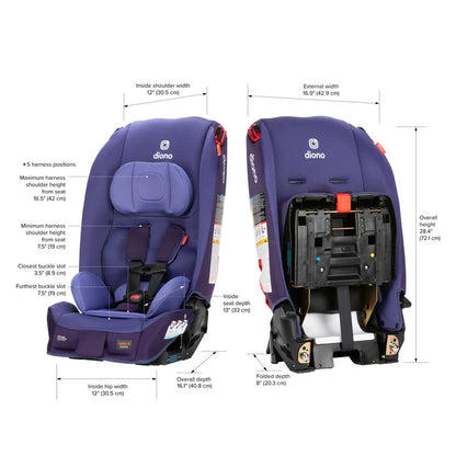 Silla de Auto Convertible Diono Radian® 3R - Edición Limitada - Morado Silvestre | Diono