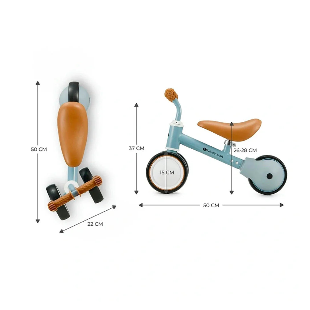 Triciclo Balance Cutie - Light Blue | Kinderkraft