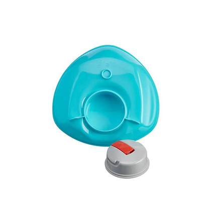 Plato con Base de Succión Súper Fuerte - Turquesa | Vital Baby