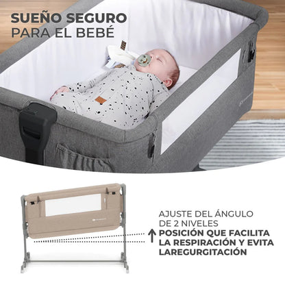 Cuna Colecho Neste Grow - Beige | Kinderkraft