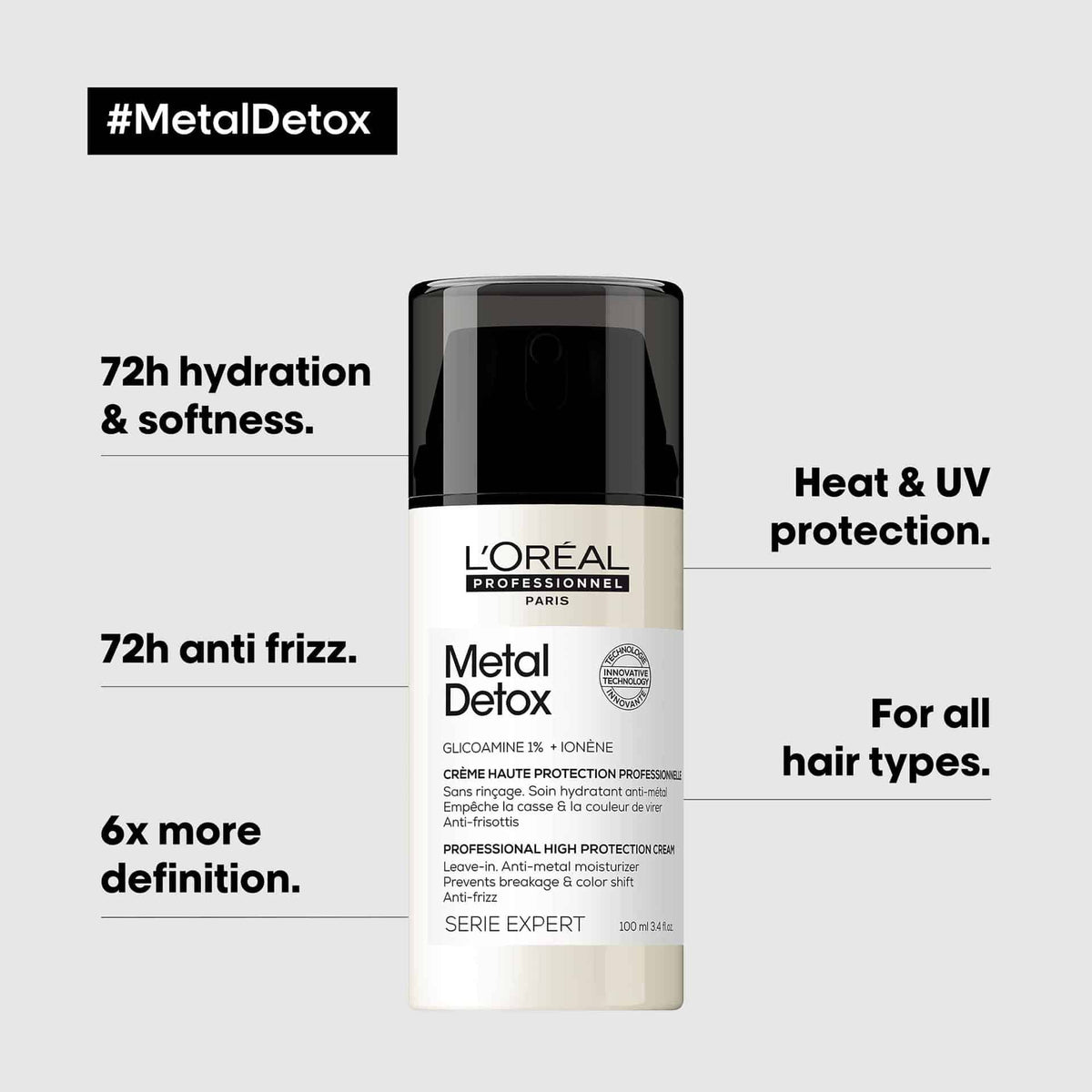L'Oréal Professionnel Metal Detox Anti-Metal High Protection Cream 100ml