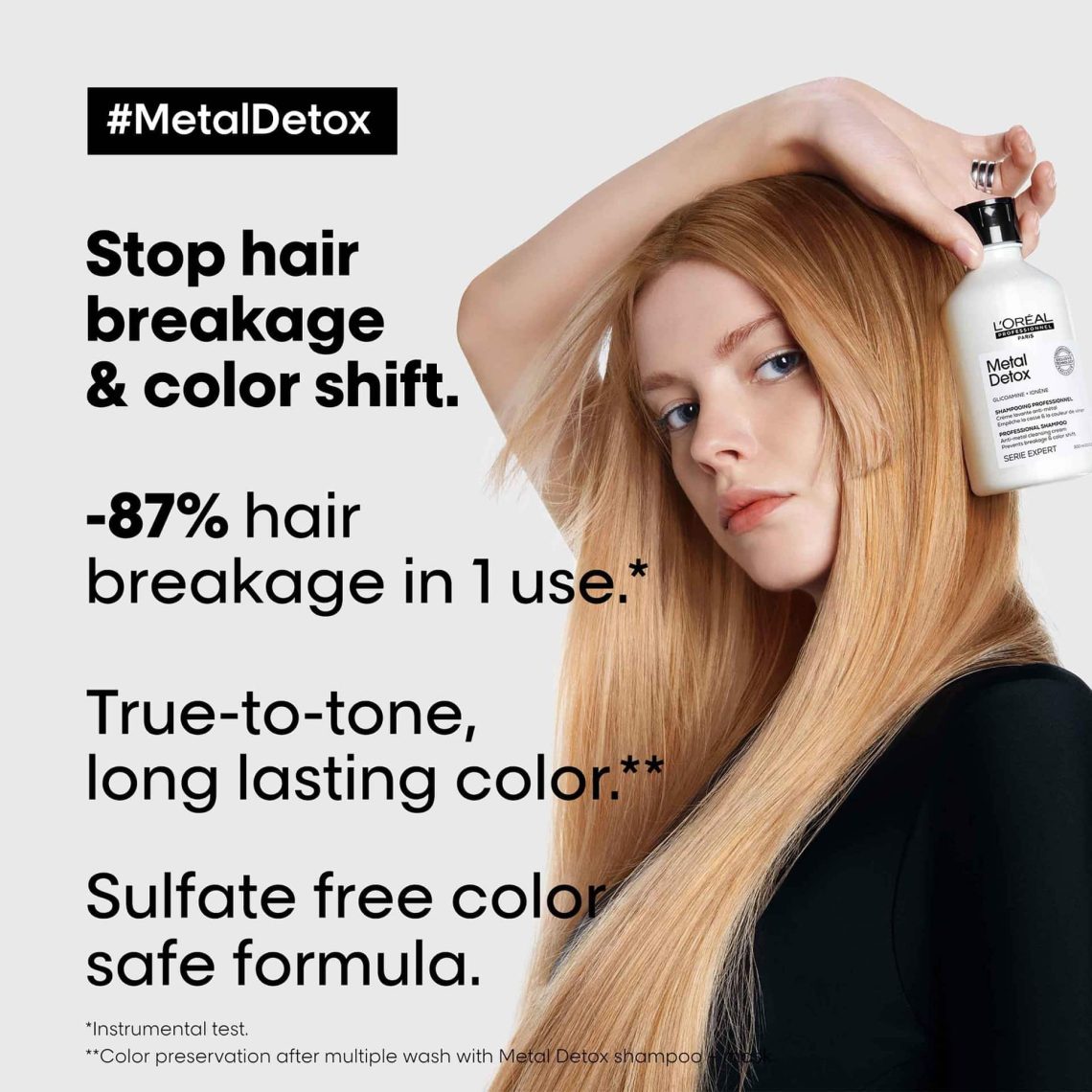 L'Oréal Professionnel Metal Detox Anti-Metal Cleansing Cream Shampoo 300ml