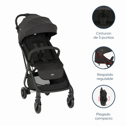 Coche Paseo Compacto 3 En 1 Tourist - Shale | Joie