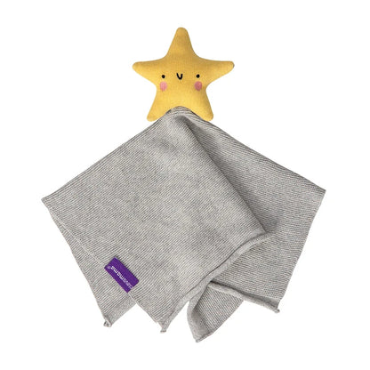 Tuto de Algodón Orgánico Estrella - Gris / Amarillo | ClevaMama