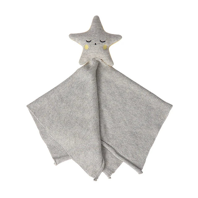 Tuto de Algodón Orgánico Estrella - Gris / Amarillo | ClevaMama