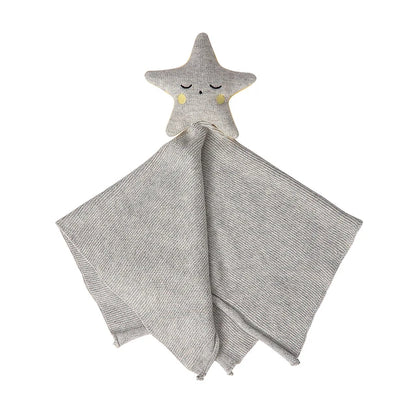 Tuto de Algodón Orgánico Estrella - Gris / Amarillo | ClevaMama