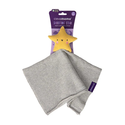 Tuto de Algodón Orgánico Estrella - Gris / Amarillo | ClevaMama