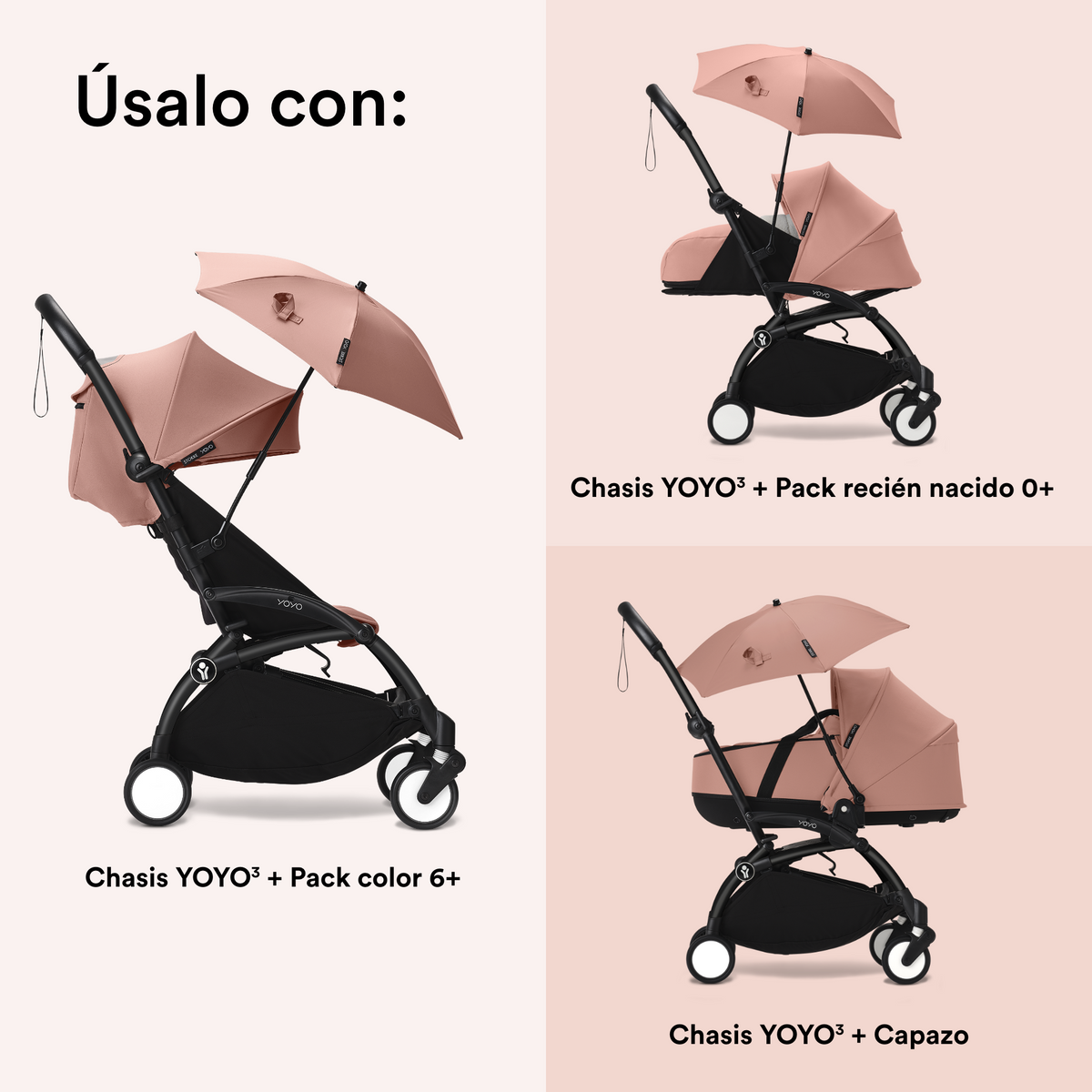 Sombrilla YOYO - Ginger | YOYO by Stokke