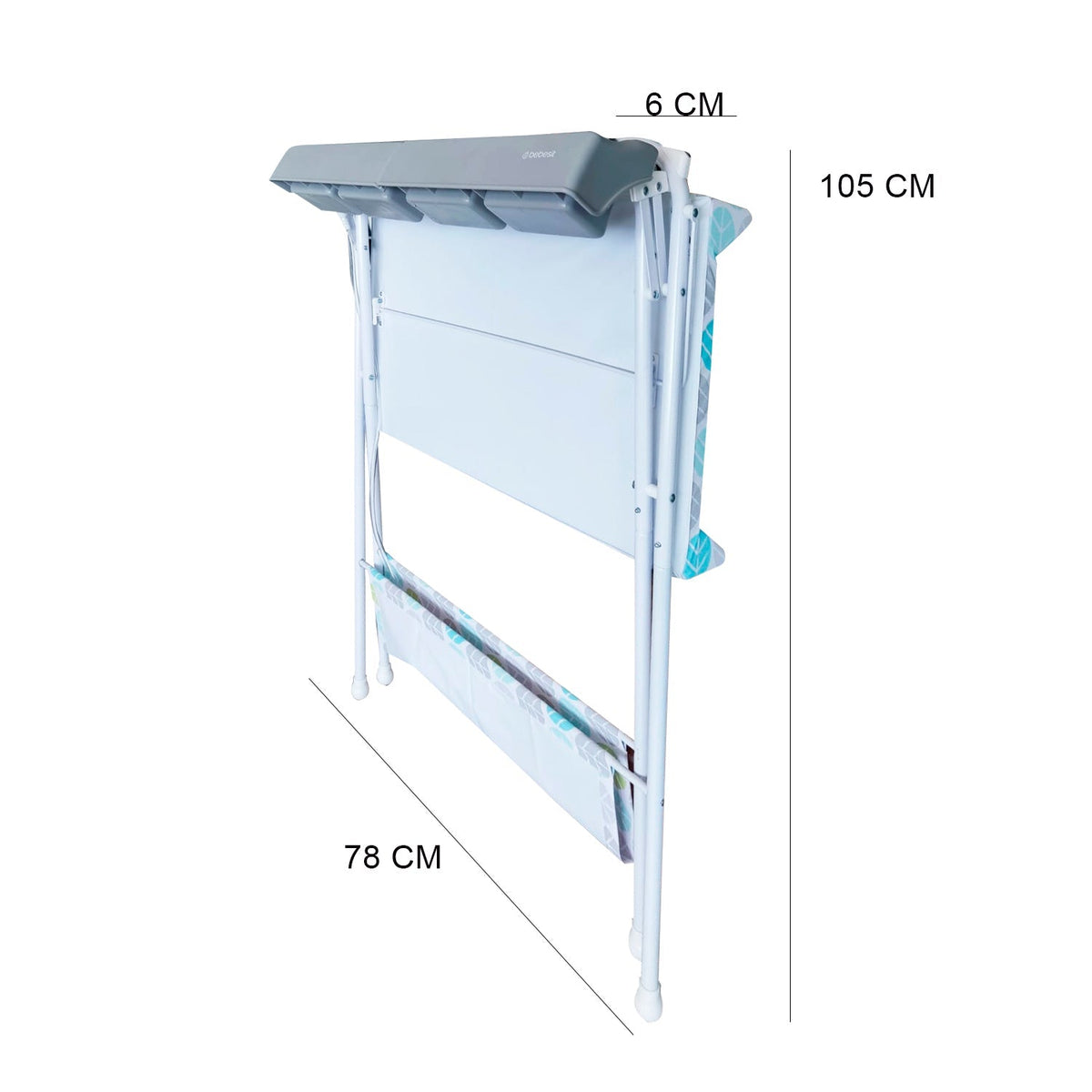 Bañera Mudador Plegable 2 en 1 - Baltic| Bebesit