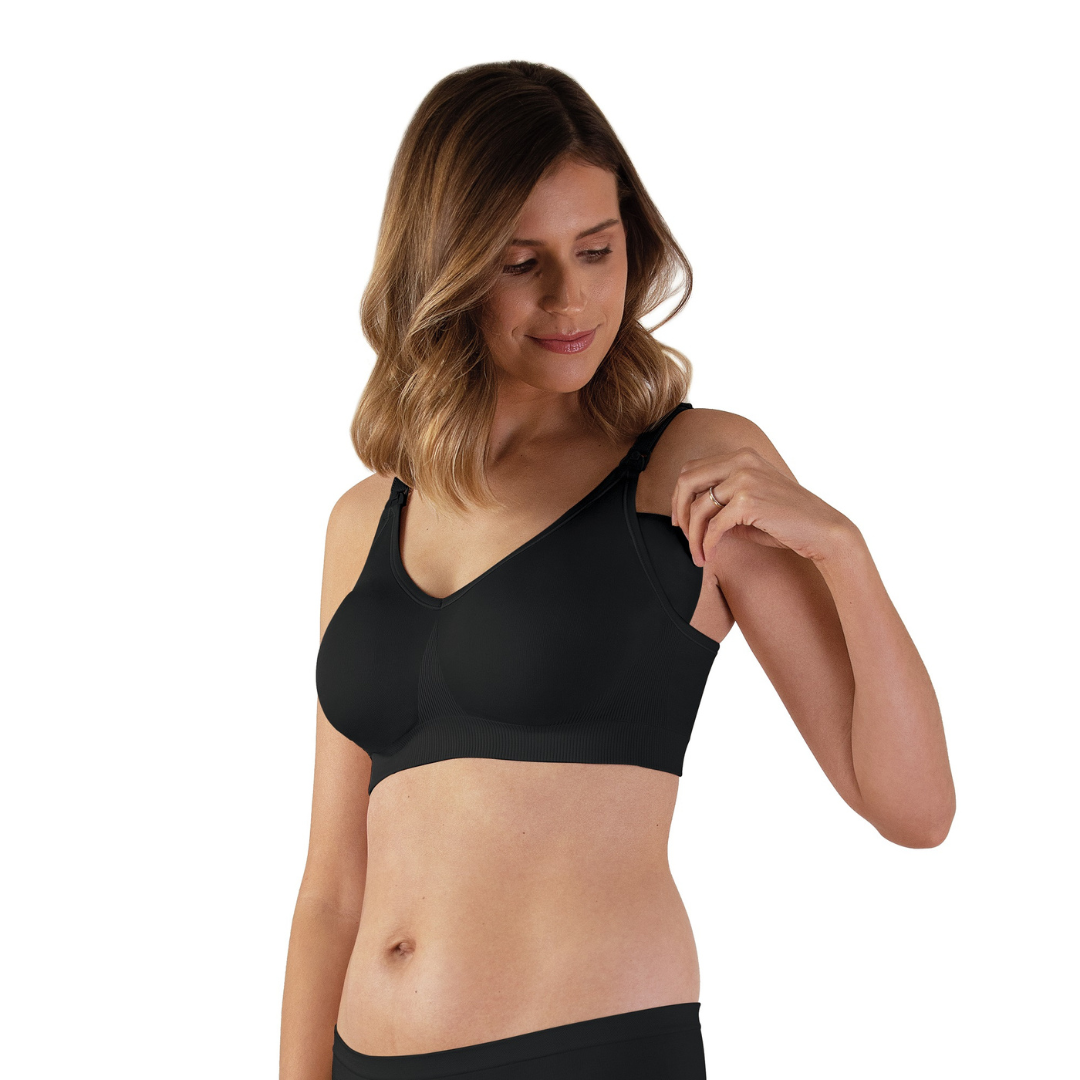Sostén de lactancia Body Silk - Negro | Bravado Designs