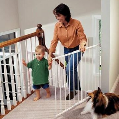 Puerta de Seguridad para Escalera (63 - 108 cm) - Blanco | KidCo