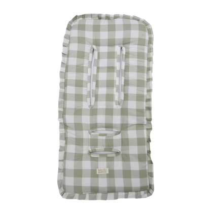 Protector Acolchado para Coche - Vichy Verde | Baby Mattress