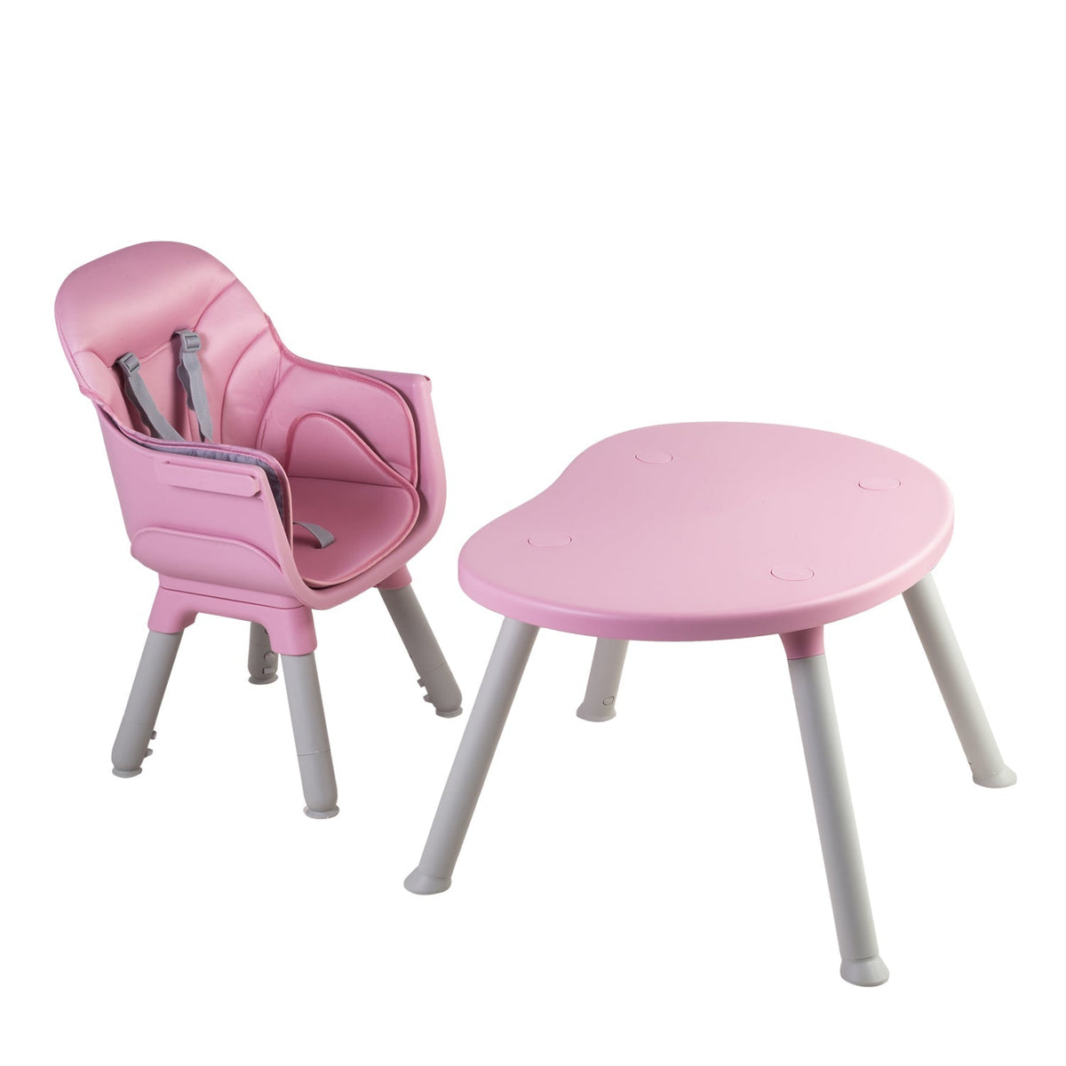 Silla de Comer Baby Desk 4 en 1 - Rosa | Bebesit