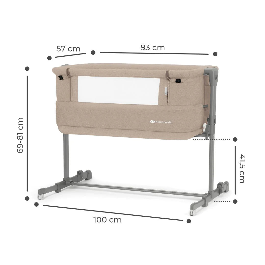 Cuna Colecho Neste Grow - Beige | Kinderkraft