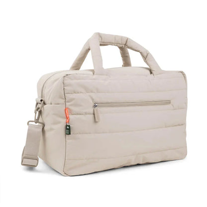 Bolso Maternal Acolchado con Mudador Portátil - Arena | Done by deer