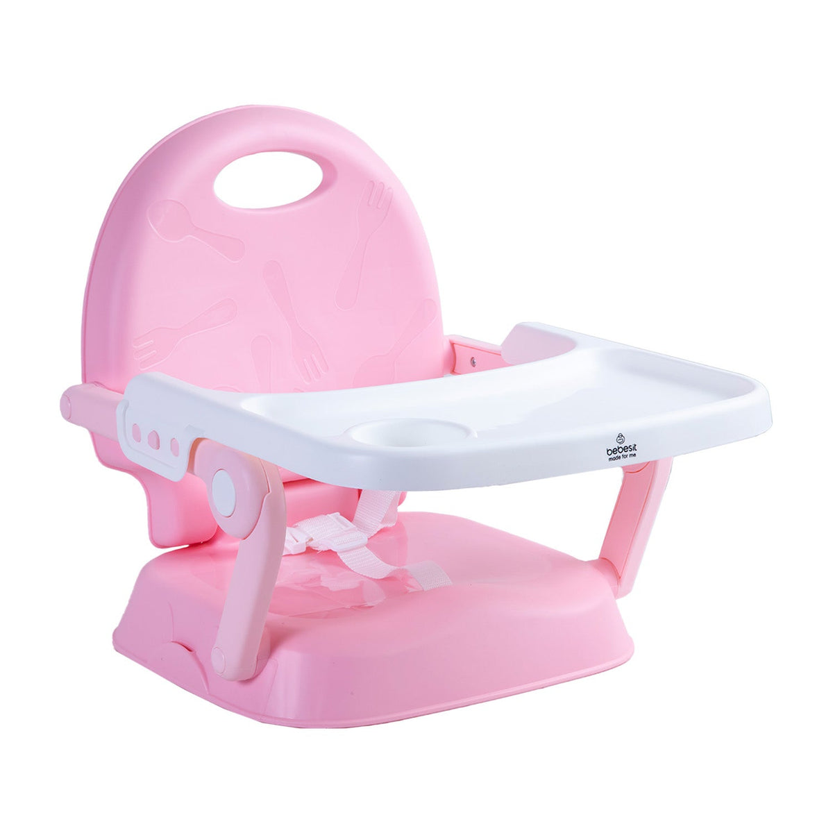 Silla de Comer Plegable Portátil Fold - Rosa | Bebesit