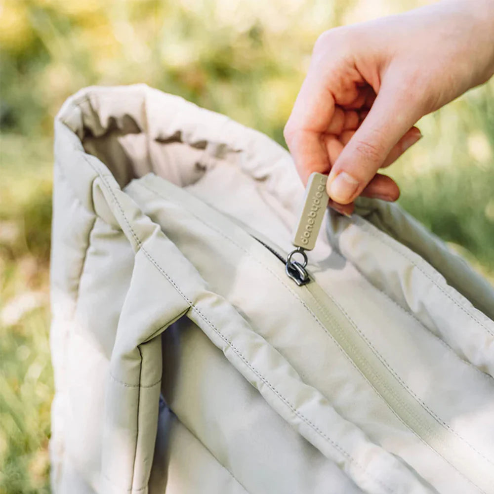 Bolso Maternal Tote Acolchado con Mudador Portátil - Arena | Done by deer