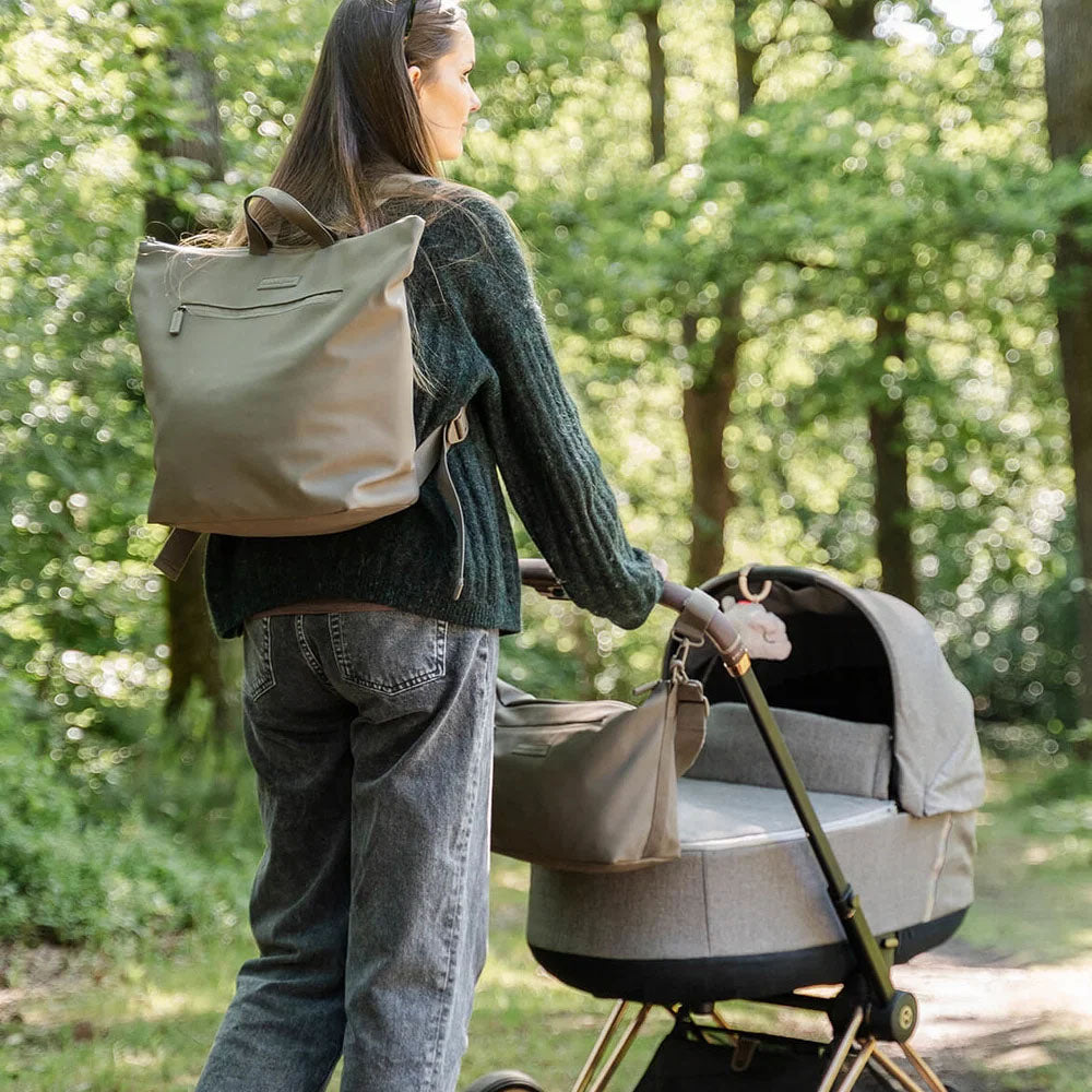 Mochila Maternal con Mudador Portátil - Taupe