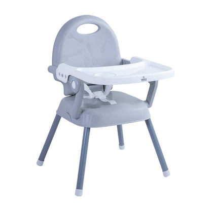 Silla de Comer Plegable Portátil Fold - Gris | Bebesit