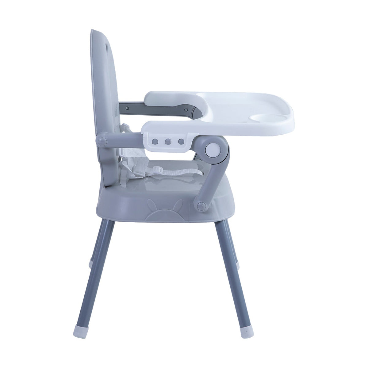 Silla de Comer Plegable Portátil Fold - Gris | Bebesit