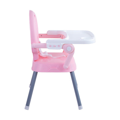 Silla de Comer Plegable Portátil Fold - Rosa | Bebesit