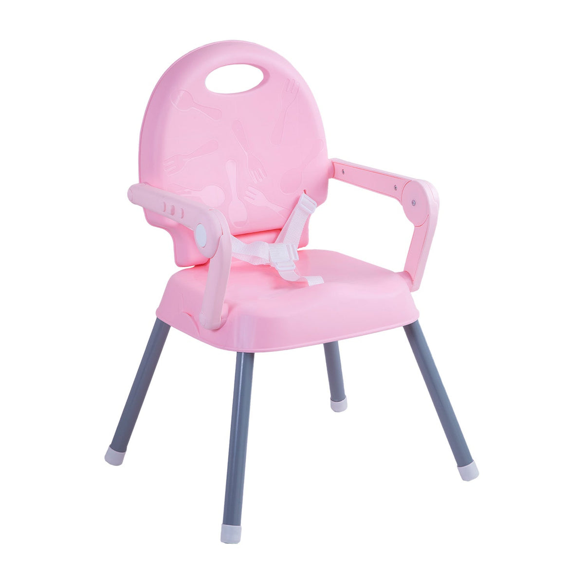 Silla de Comer Plegable Portátil Fold - Rosa | Bebesit