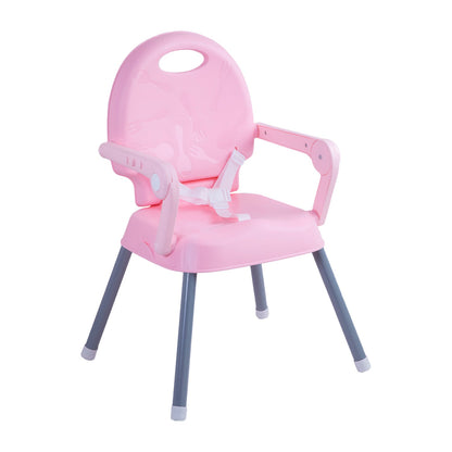 Silla de Comer Plegable Portátil Fold - Rosa | Bebesit