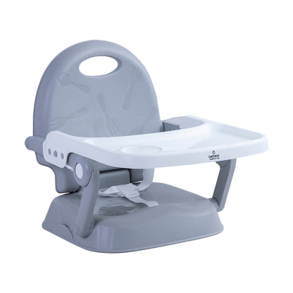 Silla de Comer Plegable Portátil Fold - Gris | Bebesit