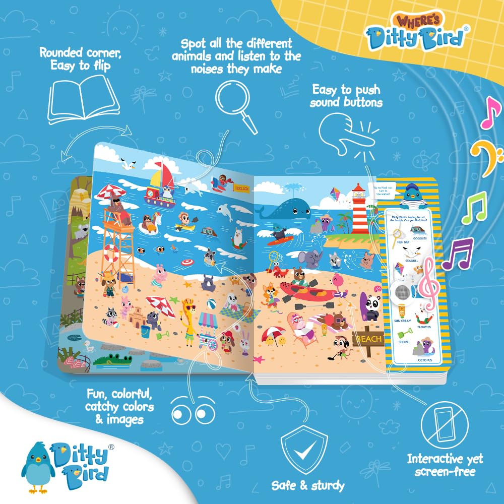 Libro Interactivo Musical - Where's Ditty Bird? | Ditty Bird