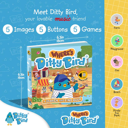Libro Interactivo Musical - Where's Ditty Bird? | Ditty Bird