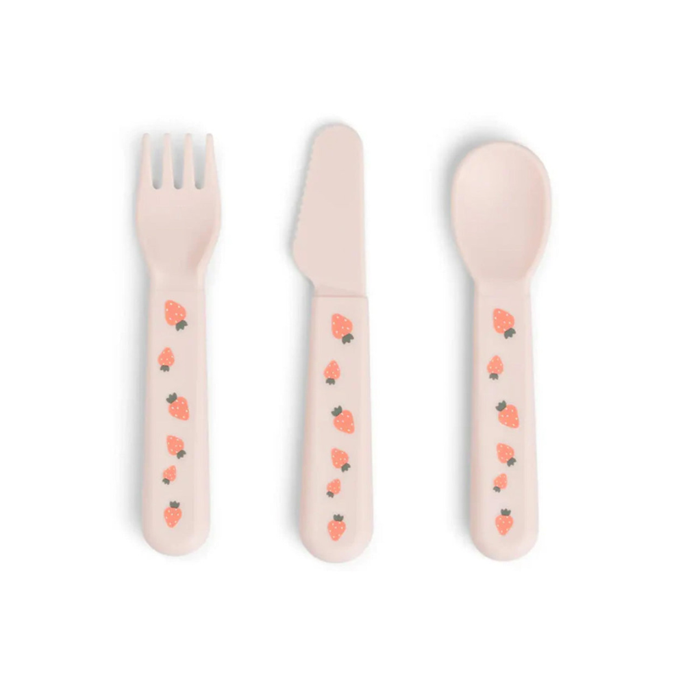 Set Foodie de Cubiertos Tiny Farm - Rosa | Done by deer