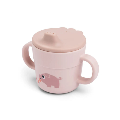 Vaso con Boquilla Foodie Tiny Farm - Rosa | Done by deer