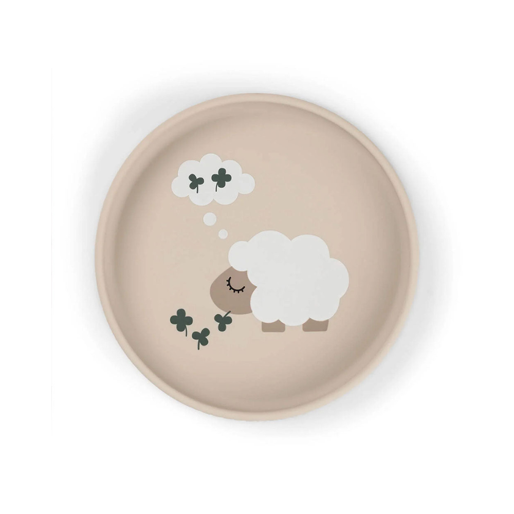 Plato de Silicona Stick & Stay Tiny Farm - Arena | Done by deer